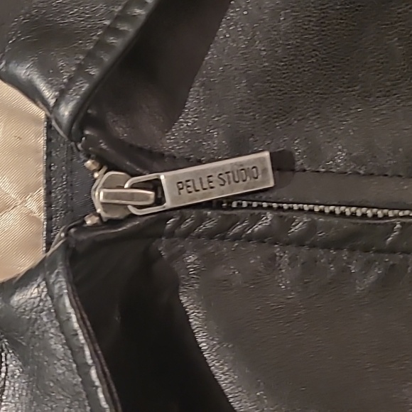 WILSONS LEATHER PELLE STUDIO LEATHER COAT - Picture 3 of 12